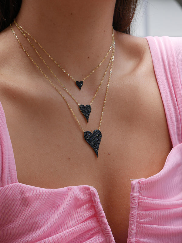 necklace, necklaces, heart necklace, heart jewelry, womens jewelry, nice necklaces, womens fashion, womens clothing, birthday gifts, anniversary gifts, mothers day gifts, black diamond necklaces, black heart necklaces, black heart diamond necklace, gold necklaces, gold jewelry, tiktok fashion, trending jewelry, tiny necklaces, big necklaces, statement necklaces, birthday outfit ideas, influencer brands, tiktok brands, kesley fashion 
