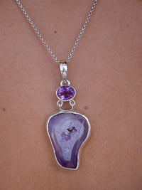 necklaces, silver, amethyst, 925, Amethyst Necklaces, Silver amethyst necklace, Agates, Agate Jewelry, Agate Necklaces, Amethyst Agate necklace, cool necklaces, cool jewelry, birthstone jewelry, birthstone necklaces, gifts, gift ideas, anniversary, birthday, purple necklaces, purple jewelry, fashion jewelry, fine jewelry, statement necklaces, real jewelry, trending on tiktok, Kesley Boutique, Kesley Jewelry , Silver Amethyst Necklaces , long necklaces, bulky necklaces, long silver necklace, designer jewelry