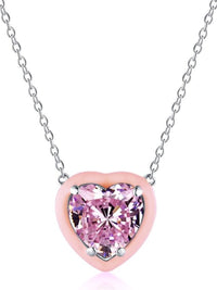 necklaces, pink heart necklace, silver necklaces, 925 sterling silver, heart necklaces, red necklaces, love necklace, love jewelry, accessories, jewelry, trending on tiktok, statement jewelry, christmas gifts, birthday gifts, anniversary gifts, love necklaces, best friend necklaces , necklaces in white gold, colorful jewelry, nickel free jewelry, hypoallergenic necklaces, dainty necklaces, cool jewelry, cute jewelry, jewelry ideas, pink heart necklaces, pink jewelry, pink diamonds necklaces
