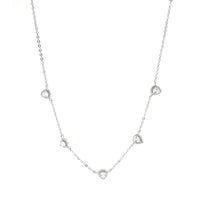 necklaces, sterling silver necklaces, white gold necklaces, tear shape necklaces, diamond pear shape necklaces, short necklaces, wedding jewelry, black tie jewelry, going out necklaces, nickel free necklaces, fashion jewelry, popular necklaces, designer necklaces, casual necklaces, tiktok brands, kesley boutique, jewelry store, nice necklaces