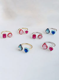 rings, womens rings, nice rings, nice jewelry, double rings, double diamond rings, heart shape rings, tiktok jewelry, tiktok fashion, fashion rings, nice fashion accessories, heart shape rings, birthstone rings, wedding rings, new jewelry styles, designer jewelry for cheap, kesley boutique, birthday gifts, fashion ideas, pink diamond rings, trending jewelry styles, real sterling silver jewelry, waterproof rings, teens fashion, y2k fashion, festival fashion 