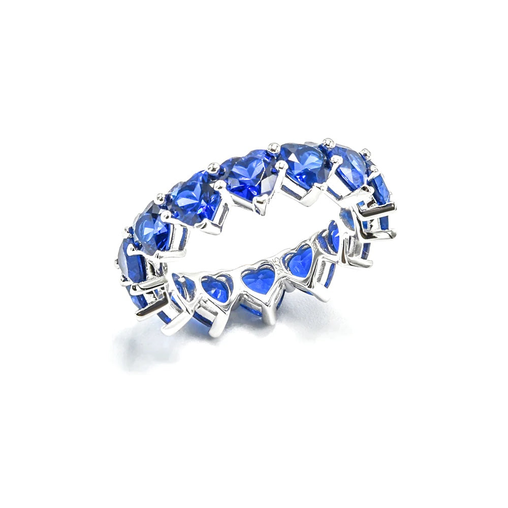 rings, heart rings, sapphire rings, heart jewelry, womens rings, womens jewelry, nice rings, statement rings, fashion jewelry, eternity rings, wedding bands, heart jewelry, fine jewelry, sterling silver rings, kesley jewelry, dak blue rings, rings with rhinestones, cool rings, trending jewelry, new ring styles