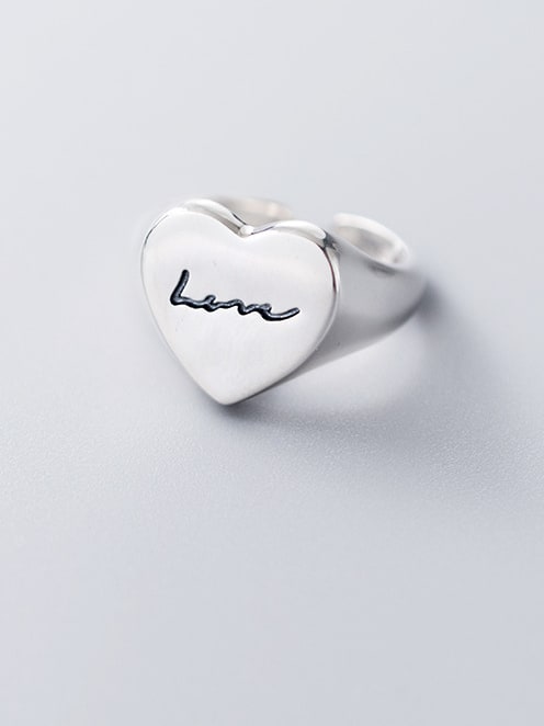 rings, silver rings, love ring, heart ring, love heart ring, size 6 rings, size 7 rings, cute rings, birthday gifts, anniversary gifts, graduation gifts, signet rings, cool jewelry, cool rings, fine jewelry, tarnish free rings, real silver rings, white gold love ring, kesley boutique, tiktok fashion, fahsion jewelry, designer jewelry, chunky silver rings, statement rings, heart shape jewelry, heart jewelry, teens fashion, gift ideas 