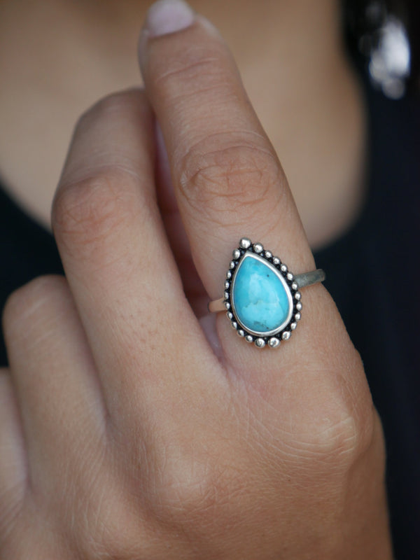 ring, ring, womens rings, Turquoise rings, jewelry website, silver rings, pear shape rings, teardrop rings, bleu rings, birthstone rings, nice rings, nice jewelry, fashion jewelry, fine jewelry, rings that dont turn green with water, fine jewelry, cute rings, birthday gifts, anniversary gifts, kesley jewelry 