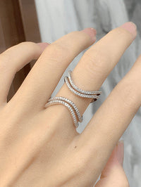 ring, silver rings, womens rings, nice rings, knuckle rings, womens jewelry, real sterling silver jewelry, white gold rings, nice fashion rings, tiktok jewelry, tiktok fashion, jewelry instagram accounts, birthday gifts, long rings, silver accessories, ring ideas, rings for the middle finger, rings for long fingers, waterproof jewelry, designer jewelry, kesley boutique, silver ring, wave rings, wavy rings, cocktail rings, jewelry flea market in brickell, flea markets 
