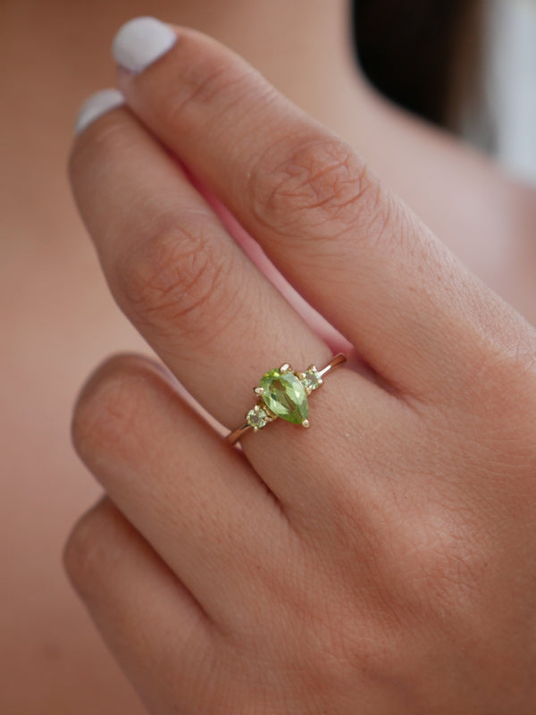 rings, gold ring, peridot rings, gold peridot rings, gemstone rings, dainty gemstone rings, dainty birthstone rings, august birthstone jewelry, 925 rings, gold plated jewelry, fashion jewelry, accessories, statement rings , dainty rings, trending on titkok, gift ideas, birthday gifts, anniversary, graduation gifts, fine jewelry, designer jewelry, green crystal jewelry, tiny rings, popular rings, emerald rings, pear shape rings, gold plated, gold vermeil peridot rings 