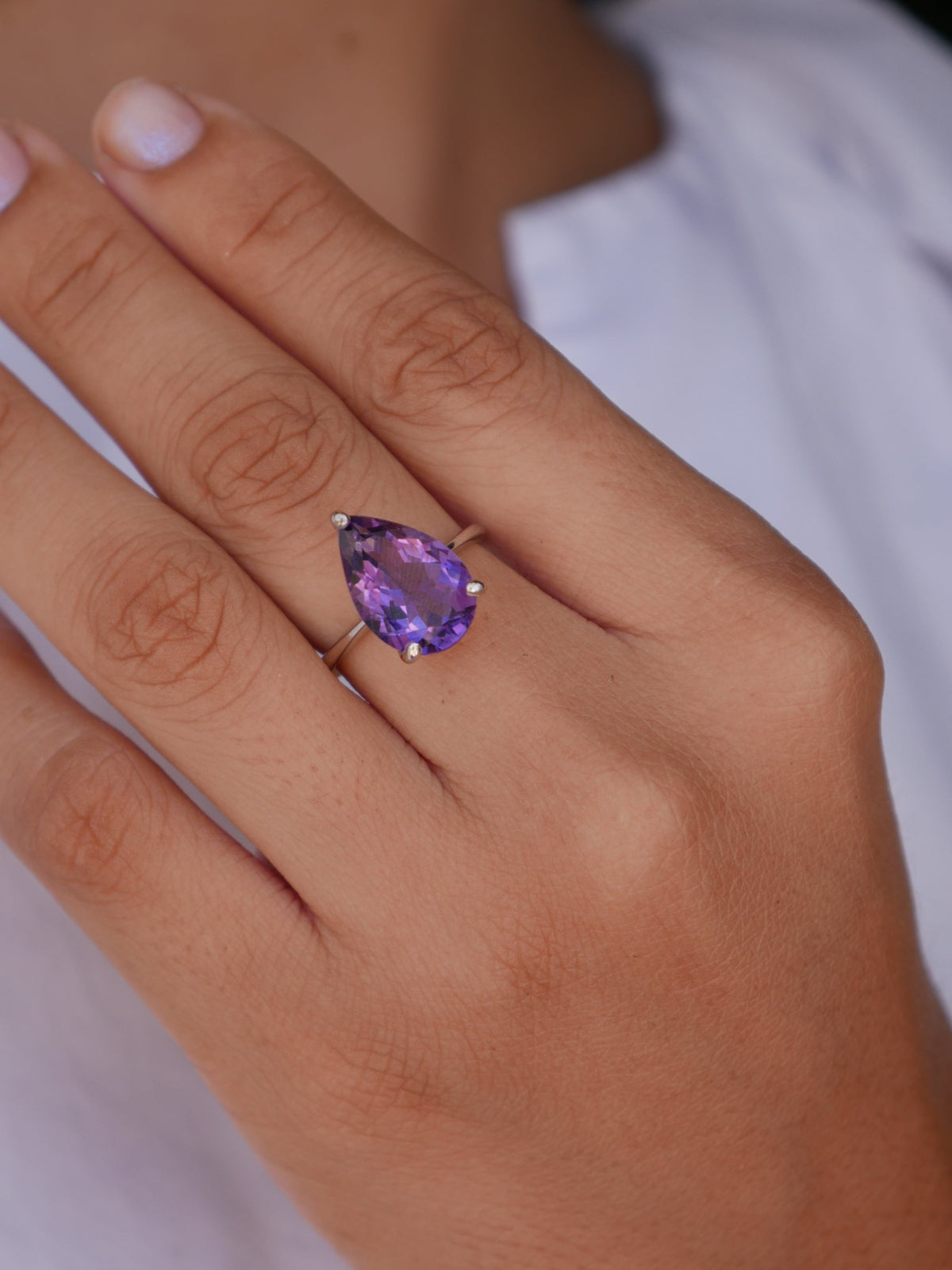 rings, silver ring, 925, amethyst ring, purple rings, pear shape birthstone rings, engagement rings, birthstone engagement rings, pear shaped rings, cool rings, cocktail rings, jewelry, trending on tiktok, accessories, fashion jewelry, white gold rings, purple rings, february birthstone rings, long rings, rings for the index finger, nice rings, dainty rings, statement rings, fine jewelry, pear shape rings, tear shape purple ring, gift ideas, anniversary, birthday, wedding jewelry , amethyst jewelry, ring