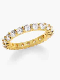 prong diamond CZ eternity ring band, popular diamond cz rings band water resistant, anti tarnish ring band cheap, water resistant gold ring band, gold ring diamond ring, cheap wedding rings, anti tarnish wedding rings, gold wedding ring band, silver wedding ring bands for cheap, long lasting rings, jewelry for instagram reels, jewelry for tiktok, cocktail rings, gifts 
