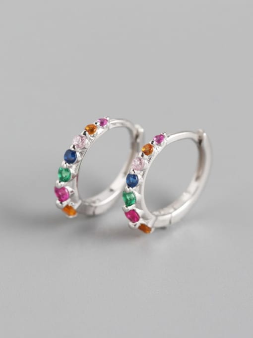 small hoop earrings huggies colorful rainbow diamond cz sterling silver 18k gold plated waterproof designer inspired second piercing earrings waterproof for sensitive ears wont tarnish ot turn green influencer jewelry brands in Miami, Brickell best jewelry store . cheap white gold jewelry and earringsKesley Boutique 