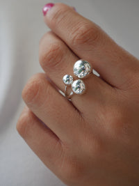 ring, rings, ball ring, silver rings, big ball ring, ring with three balls, ring with 3 balls, statement rings, fine jewelry, adjustable rings, ball jewelry, big ball ring, nice rings, designer jewelry, tiktok jewelry, nice rings, ring ideas, birthday gifts, anniversary gifts, graduation gifts, anti tarnish rings, waterproof jewelry, fashion jewelry, silver accessories, real jewelry, popular rings, cool rings, cool jewelry, womens rings, womens jewelry, chunky rings, kesley jewelry, jewelry store in Miami