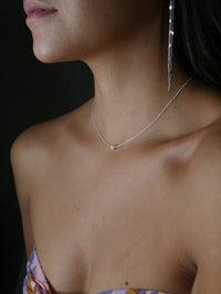 Tiny Freshwater Pearl .925 Sterling Silver Hypoallergenic Short Necklace