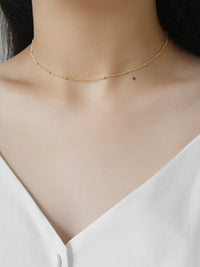Layer Me Rollo Chain Ball Little Necklace